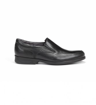 Fluchos para hombre. 8902_MASA_NEGR Mocasines de piel Maitre negro (46), Plano, Ninguno, Casual
