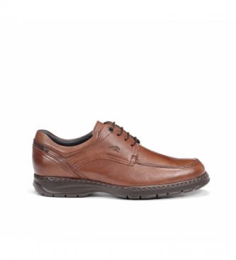 Fluchos para hombre. Zapatos de piel Crono 9142 Salvate marrÃ³n