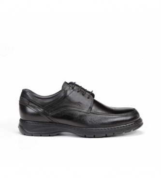 Fluchos para homem. Sapatos de couro Crono 9142 Salvate black