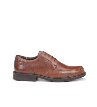 Fluchos para hombre. Zapatos de piel Clipper 9579 marrÃ³n Fluchos