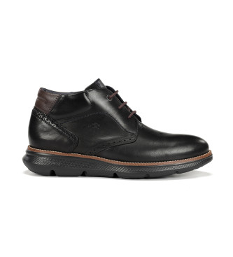 Fluchos para hombre. F1353 Zapatos de Piel William F1353 negro (43), Plano, Cordones, Casual