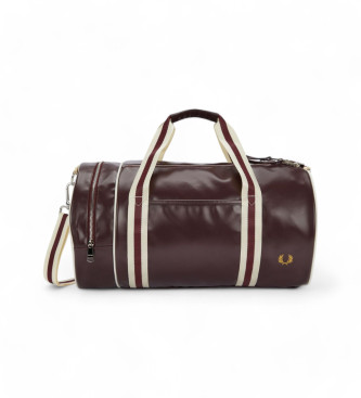 Fred Perry para hombre. L7255 Bolsa de deporte Clásica granate (OSFA), Casual, Deportivo, Poliéster