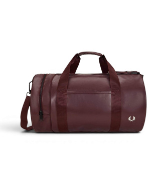 Fred Perryvoor mannen. L7260 Sporttas in verschillende bijpassende bordeauxrode tinten (OSFA), Casual, Gerecycled polyester, Duurzaam