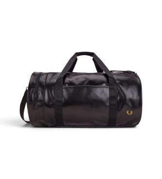 Fred Perryvoor mannen. L9255 Grote sporttas in verschillende tinten zwart (OSFA), Casual, Gerecycled polyester, Duurzaam