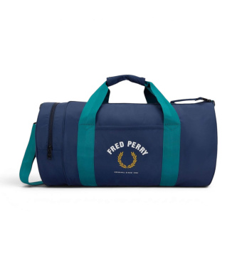 Fred Perry Bolsa de deporte grande en nailon marino (OSFA)