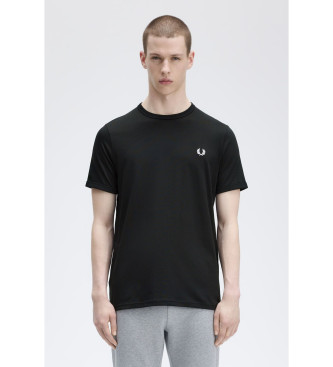 Fred Perry para hombre. M3519 Camiseta M3519 negro (S), Casual, Algodón, Manga corta
