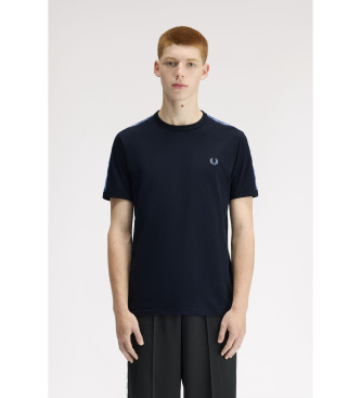 Fred Perry para hombre. M4613 Camiseta M4613 azul (XL), Casual, Algodón, Manga corta