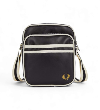 Fred Perry para hombre. L8258 Bandolera Classic negro (OSFA), Casual, Poliéster Reciclado, Sostenible