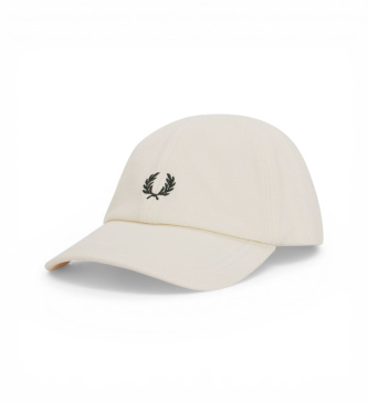 Fred Perry para hombre. HW2295 Gorra Clásica de pirqué beige (OSFA), Casual, Algodón