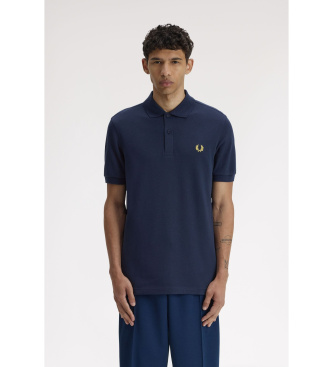 Fred Perry para hombre. M6000 Polo Plain M6000 azul (XXL), Casual, Algodón, Manga corta
