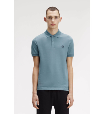 Fred Perryvoor mannen. M6000 Polo Plain M6000 blauw (M), Casual, Katoen, Korte mouwen