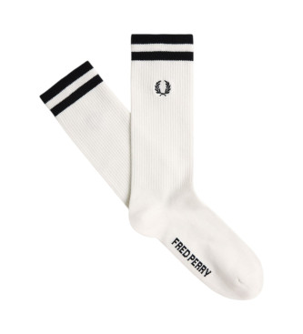 Fred Perry para hombre. C1150 Calcetines Tipped Sports blanco (4346), Homewear, Algodón