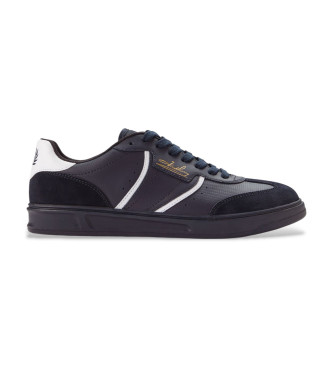 Fred Perry para hombre. B1322-608 Zapatillas de Piel B4 negro (41), Plano, Cordones, Casual