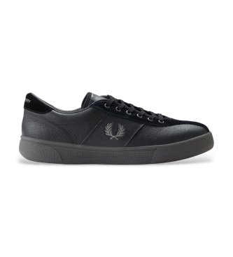 Sneakers i läder och mocka Tennis