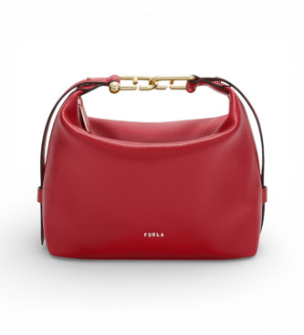 Furla para mujer. WE00877-A.0023 Bolso de piel Tonie de Hombro rojo (OSFA), Casual