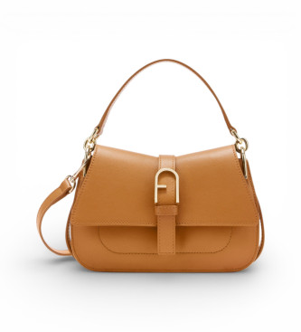 Furla para mujer. WB01032-BX2045 Bolso Flow Mini de piel marrón (OSFA), Casual