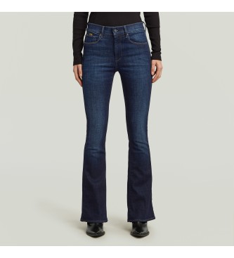G-Star para mujer. D21290-C051-H431 Jeans 3301 Flare azul (25/30), Casual, Algodón, Denim