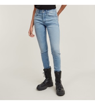 G-Star para mujer. D05175-8968-424 Jeans 3301 Skinny azul (25/28), Casual, Denim, Sostenible, Algodón Reciclado