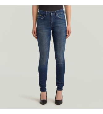 G-Star para mujer. D05175-D441-H426 Jeans 3301 Skinny azul (34/32), Casual, Denim, Sostenible, Algodón Reciclado