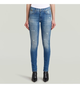 G-Star para mujer. D05175-D441-H501 Jeans 3301 Skinnyazul (31/32), Casual, Denim, Sostenible, Algodón Reciclado
