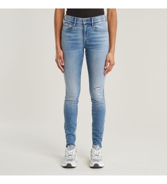 G-Star para mujer. D05175-D760-H071 Jeans 3301 Skinny azul (27/34), Casual, Denim, Algodón Orgánico, Sostenible