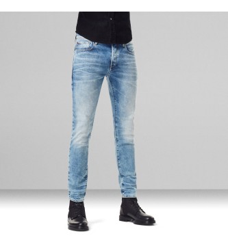 G-Star para hombre. 51001-C052-C003 Jeans 3301 Slim azul (40/32), Casual, Algodón, Denim