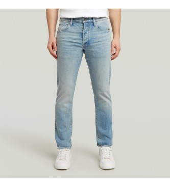 G-Starvoor mannen. 51001-D930-H466 Jeans 3301 Slim blauw (31/34), Casual, Denim, Duurzaam, Gerecycled Katoen