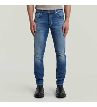 G-Starvoor mannen. 51001-E106-H703 Jeans 3301 Slim blauw (36/32), Casual, Denim, Duurzaam, Gerecycled Katoen