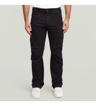 G-Star para hombre. D26950-C106-B564 Pantalón 3D Regular Straight Cargo negro (32/32), Casual, Algodón Orgánico, Sostenible
