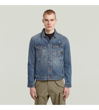 G-Star para hombre. D26919-D776-H465 Chaqueta A-Line Slim azul (M), Casual, Algodón, Denim