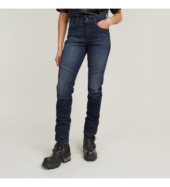 G-Star para mujer. D25285-D634-G809 Jeans Ace 2.0 Biker Slim Straight azul (26/32), Casual, Denim, Sostenible, Algodón Reciclado