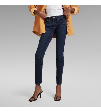 Jeans Arc 3D Mid Waist Skinny marino (23/28), Azul, Casual, Algodón, Denim, G-Star outlet 2024.
