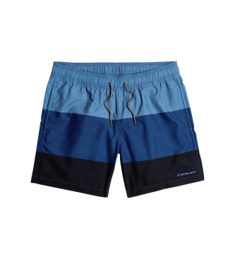 G-Star para hombre. D26203-C331-H192 Bañador Dirik Color Block azul (XXL), Beachwear, Poliéster Reciclado, Sostenible