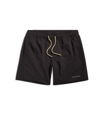 G-Star para hombre. D24469-A505-6484 Bañador Dirik Solid negro (S), Beachwear, Poliéster