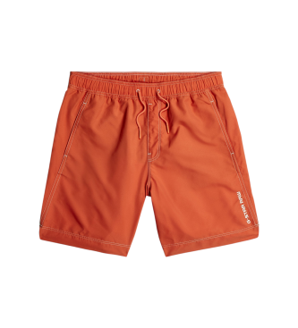 G-Star para hombre. D26207-A505-B439 Bañador largo naranja (M), Beachwear, Poliéster
