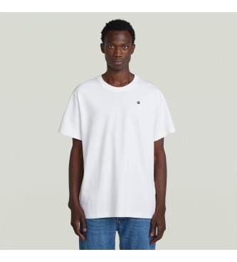 G-Star para hombre. D26839-C784-H751 Camiseta Back Photo Print blanco (XL), Casual, Algodón, Manga corta