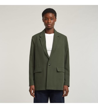 G-Star para mujer. D26943-D522-995 Americana Bf verde (XXS), Casual, Viscosa