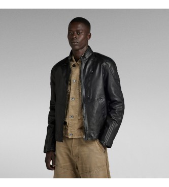 Cazadora de piel Biker negro (S), Casual, G-Star outlet 2024.