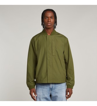 G-Star para hombre. D26193-C973-G985 Chaqueta Bomber ligero verde (L), Casual, Algodón
