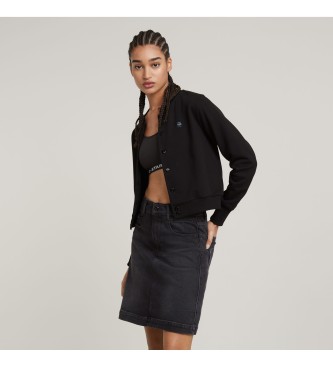 G-Star para mujer. D25502-A613-6484 Chaqueta sudadera bomber negro (L), Casual, Algodón, Poliéster Reciclado