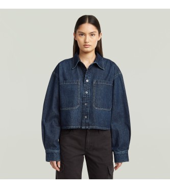 G-Star para mujer. D26851-E090-H494 Chaqueta Boxy 2 marino (XS), Azul, Casual, Algodón