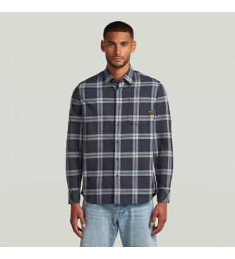 G-Star para hombre. D23553-D748-H522 Camisa Bristum 2 marino (XS), Casual, Algodón, Manga larga
