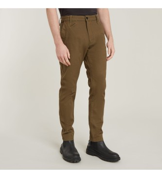 G-Star para hombre. D21038-D305-C744 Pantalón chino Bronson 2.0 verde (28/32), Casual, Algodón