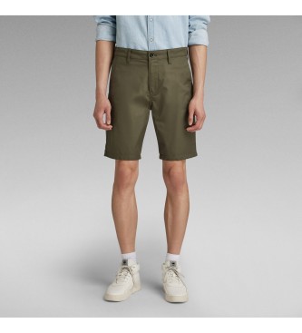 G-Star para hombre. D06656-9405-723 Shorts Bronson Straight verde (26), Casual, Algodón