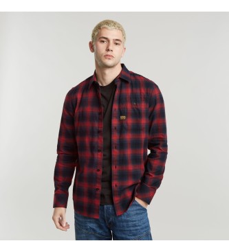 Camisa Bristum 2.0 Slim rojo (XS), Casual, Algodón, Manga larga