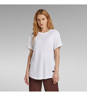 G-Star - pour femme. t-shirt lash blanc