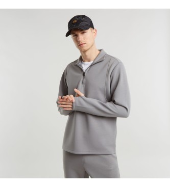 Sudadera Motion Half Zip Tweeter gris (L), Casual, Manga larga, Poliéster Reciclado, Sostenible, G-Star