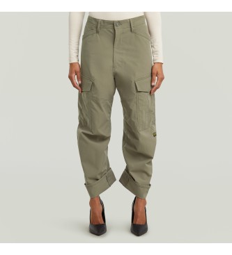 G-Star para mujer. D27022-D909-273 Pantalón Cargo 3D Boyfriend verde (25), Casual, Poliéster