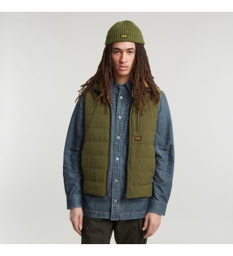 Chaleco Foundation Liner verde (S), Casual, Poliéster, G-Star outlet 2024.