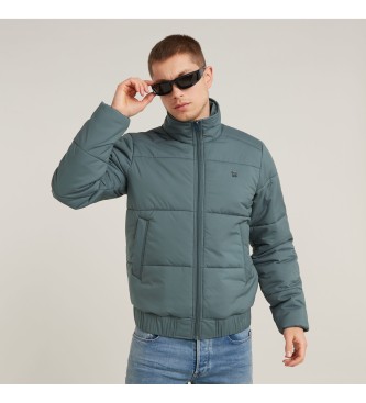 G-Star para hombre. D25453-D199-5781 Chaqueta Padded Quilted verde (L), Casual, Poliéster Reciclado, Sostenible